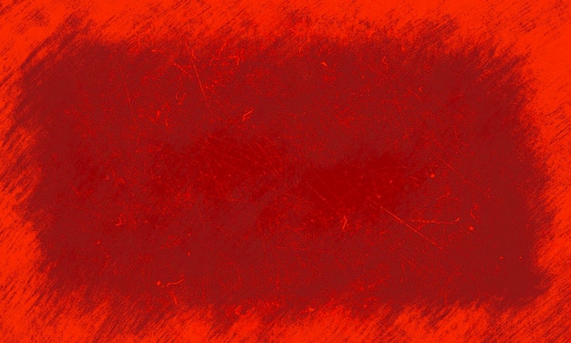 Aquarell mit Kratzer im roten Hintergrund
