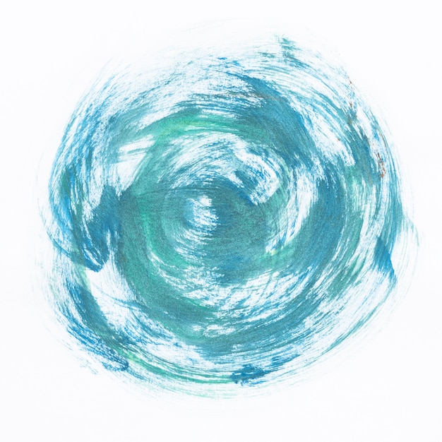 Aquarellblauer wirbelwind