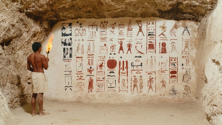Kostenlose Foto archäologische höhlenmalereien