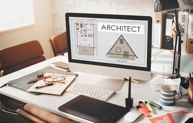 Architekt Architektur Design Infrastruktur Baukonzept