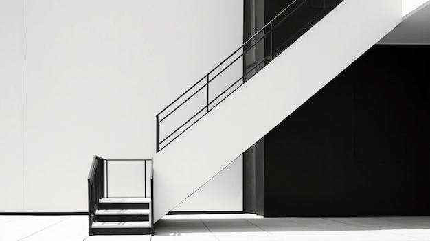 Kostenloses Foto architektonischer schwarz-weißer hintergrund