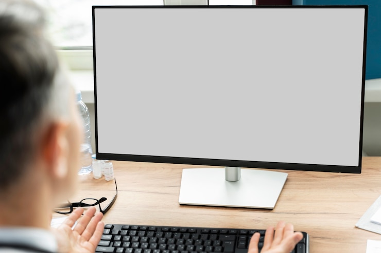 Kostenlose Foto arzt, der medizinische telekonsultation anbietet