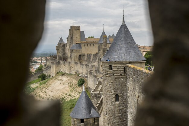Atemberaubende Aussicht auf die Carcassonne-Zitadelle in Südfrankreich