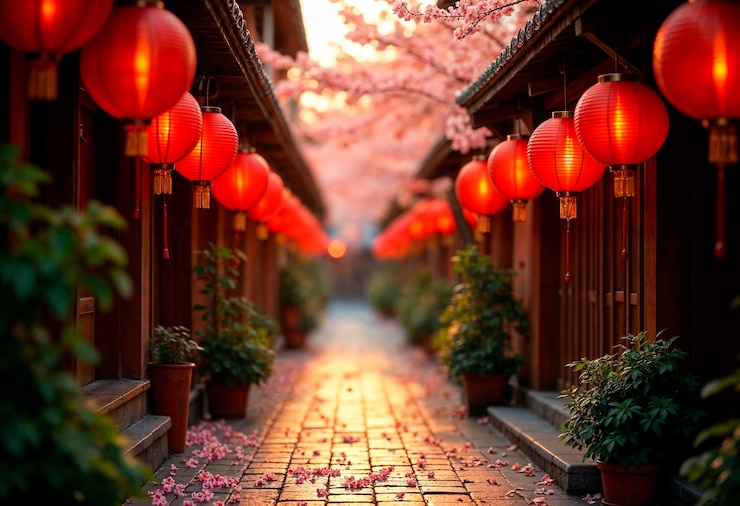 Kostenlose Foto atemberaubende chinesische umweltlandschaft