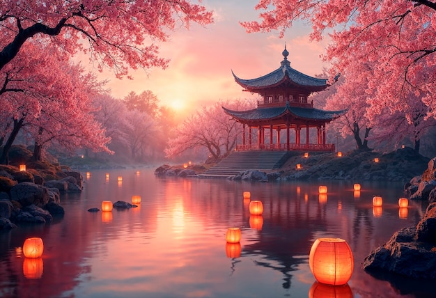 Atemberaubende chinesische Umweltlandschaft
