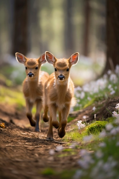 Kostenloses Foto aussicht auf ein wildes elchkalb