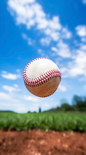 Kostenloses Foto aussicht auf einen baseballball