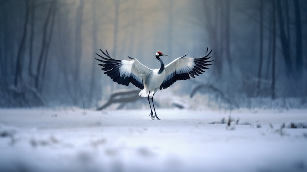 Kostenloses Foto aussicht auf einen wilden vogel