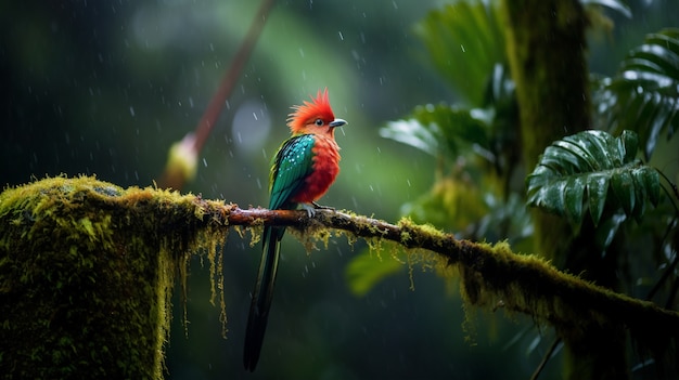 Aussicht auf einen wilden Vogel