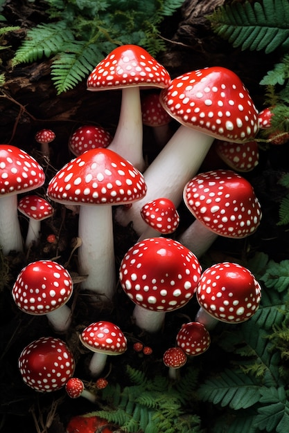 Kostenloses Foto aussicht auf pilze in der natur