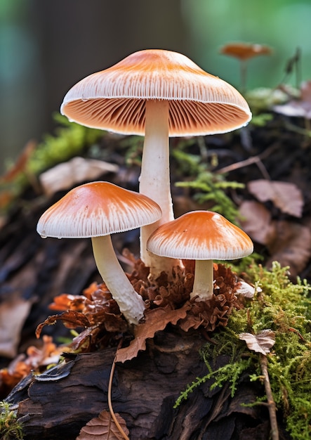 Kostenloses Foto aussicht auf pilze in der natur