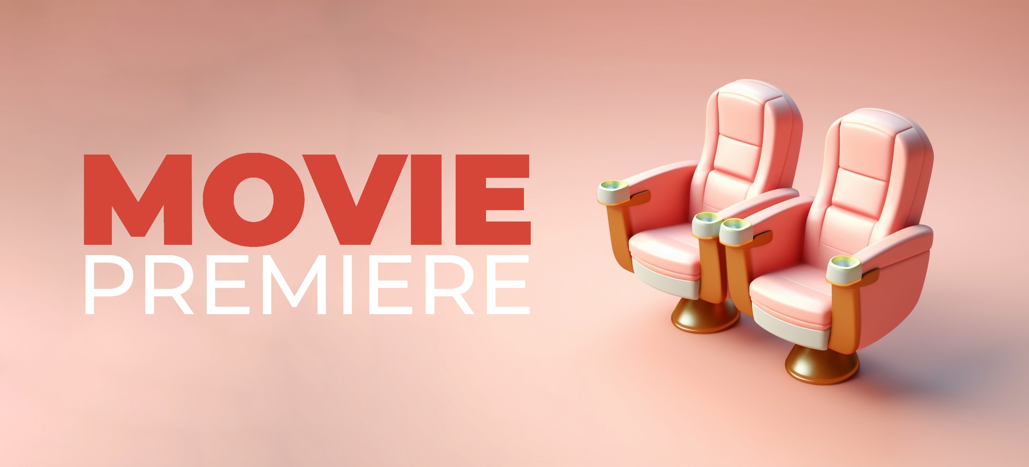 Aussicht auf Sitzgelegenheiten im Kino bei einer 3D-Filmpremiere