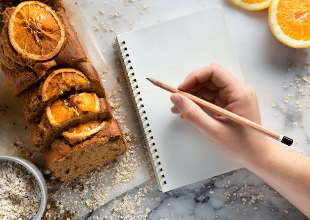 Auswahl an leckeren gesunden Rezepten mit Orangen