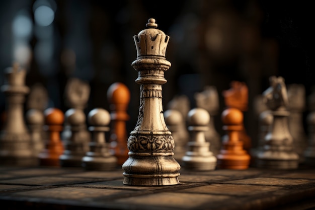Kostenloses Foto auswahl luxuriöser schachfiguren