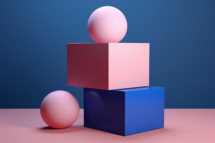 Kostenlose Foto auswahl von quadratischen seiten geometrischer würfel