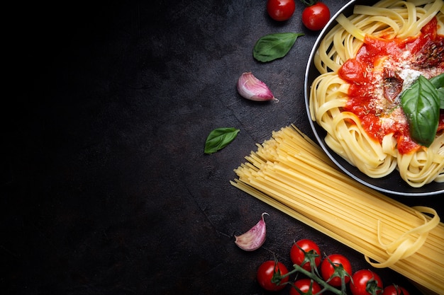 Kostenloses Foto authentische italienische pasta