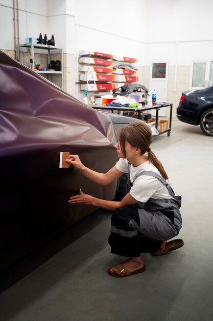 Auto-Service-Salon für die Verpackung von Autos