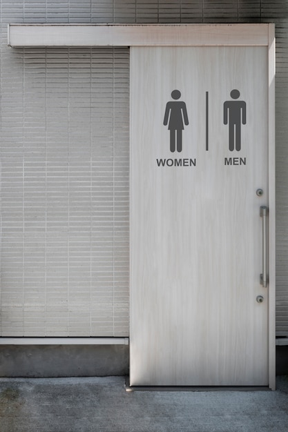 Badezimmersymbole für Männer und Frauen