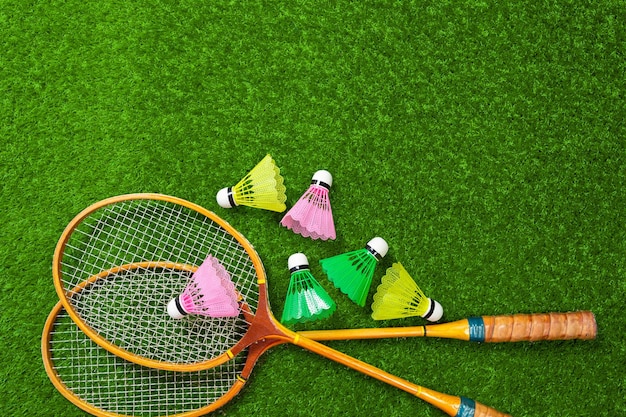 Badminton auf Gras