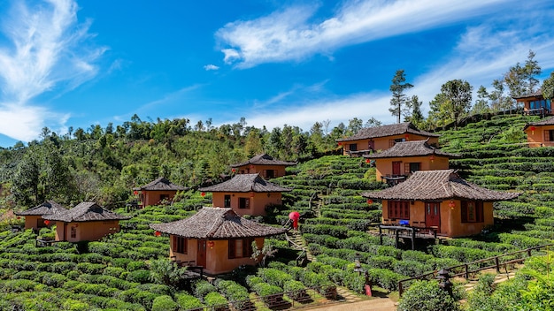 Ban Rak Thai in Mae Hong Sohn, Thailand.