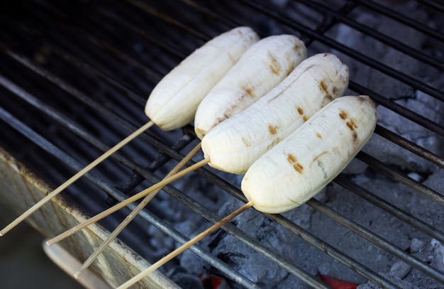 Banane gegrillt oder geröstet, Thai-Dessert