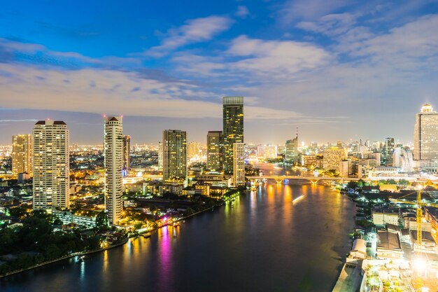 Bangkok Stadt in der Nacht