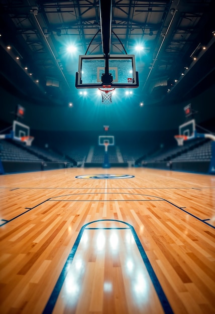 Basketball-Sportumgebung eingereicht