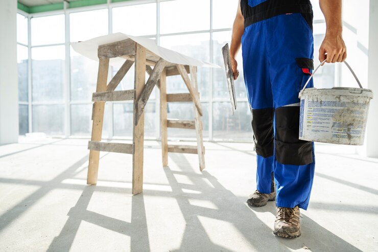 Kostenlose Foto bau- und bauarbeiter auf der baustelle