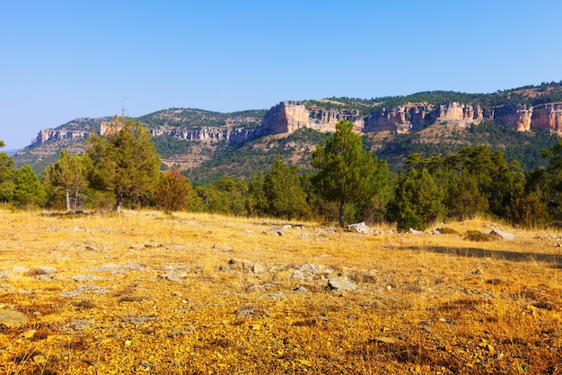 Kostenloses Foto berggelände von sierra de cuenca