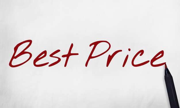 Bestes Preisangebot Promotion Commerce Marketing Konzept