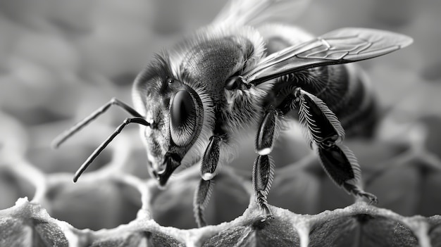 Kostenloses Foto bienenfarm aus der nähe