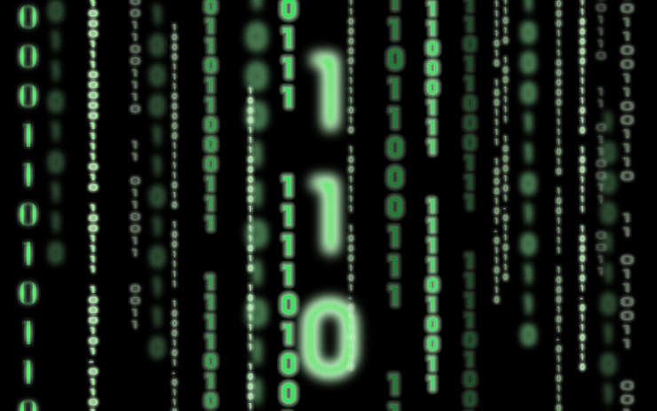 Kostenlose Foto binärcode hintergrund