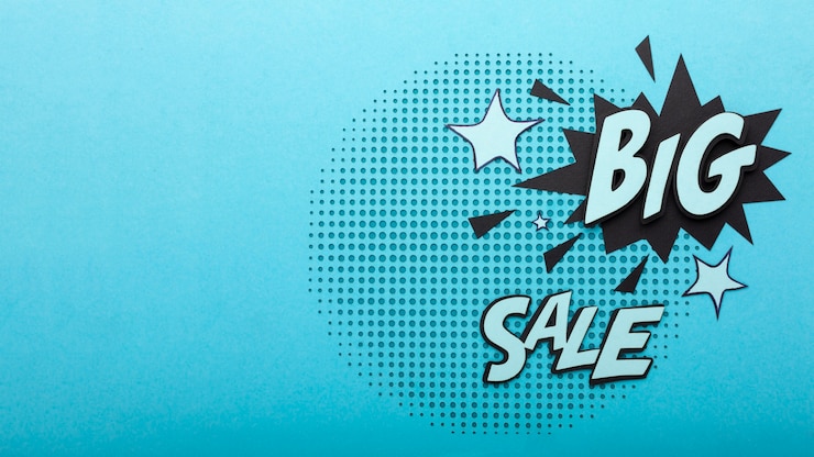 Kostenlose Foto black friday-komposition im papierstil