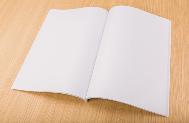 Blank offenes Buch