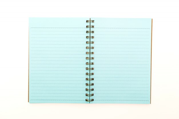 Blau Notebook öffnen