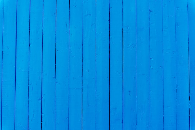 blaue hölzerne Wand