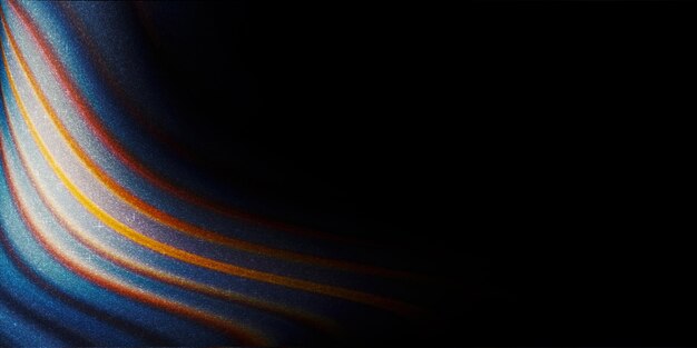 Blaue orange Glitzerlinie Texturhintergrund, trendiger Stil, Kopierraum
