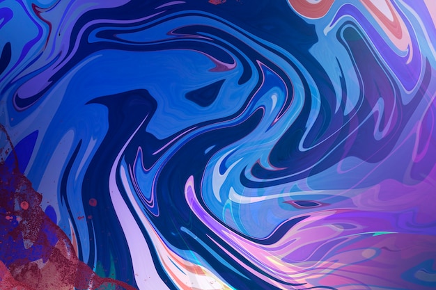 Blauer flüssiger Marmor abstrakter Hintergrund