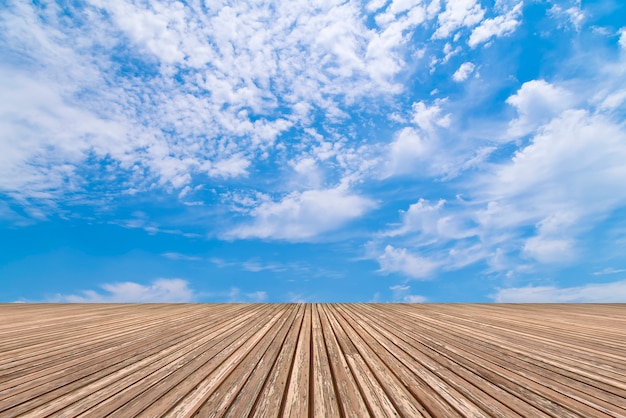 blauer Himmel und Wolken