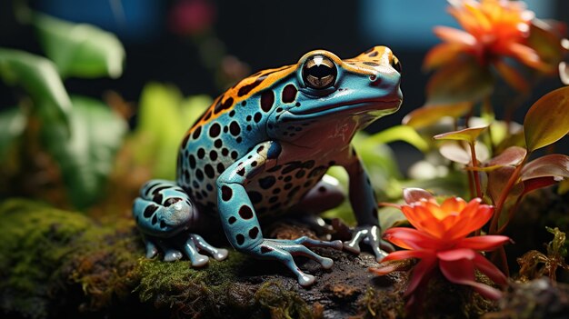 Blauer Pfeilgiftfrosch Dendrobates tinctorius