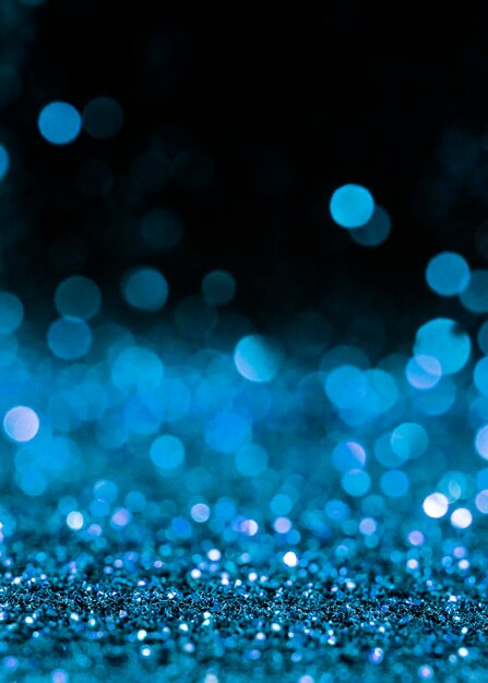 Blaues glitzerndes Glanz