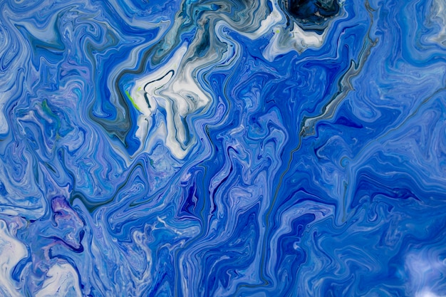 Blaues psychedelisches Hintergrunddesign