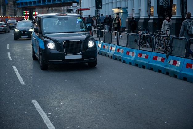 Blick auf den Verkehr in London City