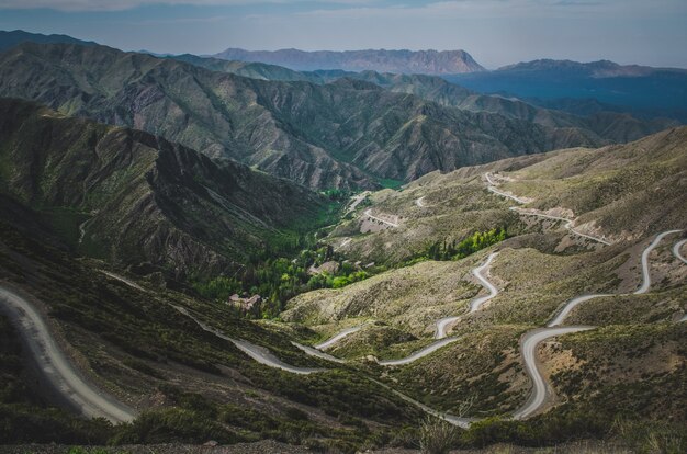 Blick auf die Berge in Patagonien, Argentinien