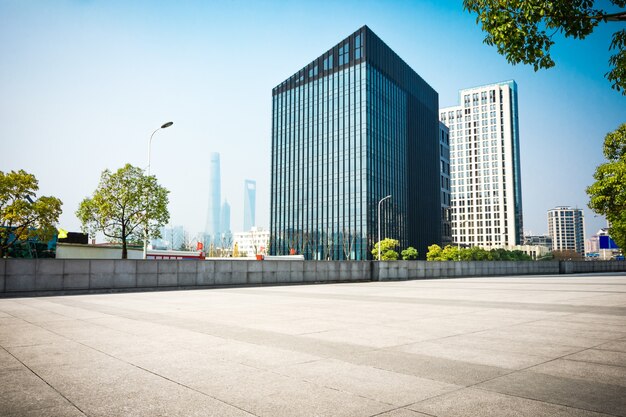 Blick auf die Innenstadt Raleigh, Nord-Carolina von der Straße Ebene, hdr Bild