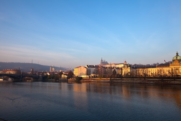 Blick auf Prag. Tschechien