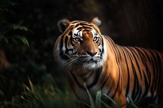 Blick auf Tiger in freier Wildbahn