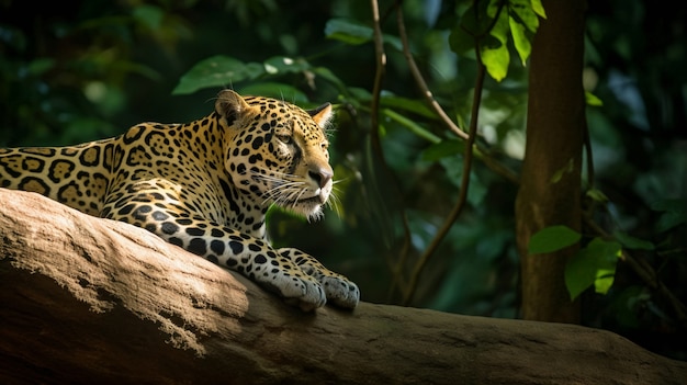 Kostenloses Foto blick auf wilde leoparden in der natur