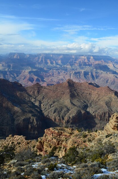Blick vom South Rim auf den Grand Canyon