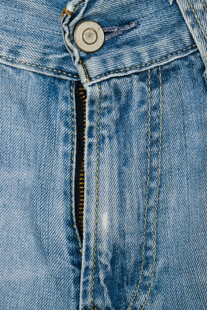 Blue Jeans-Reißverschlussnahaufnahme